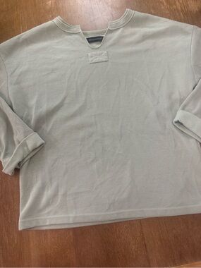 Vintage-Inspired Light Sage Sweatshirt by Merokeety